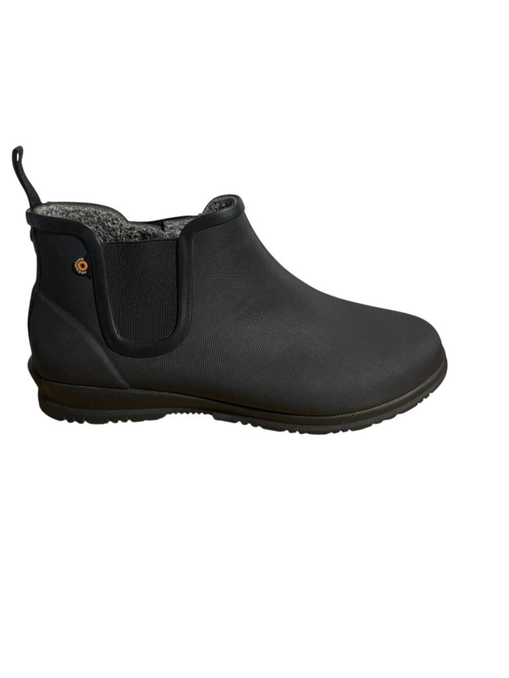 Bogs Sweetpea Winter Boots Womens Size 10 Black Rubber Faux Fur Lining Cold Rain